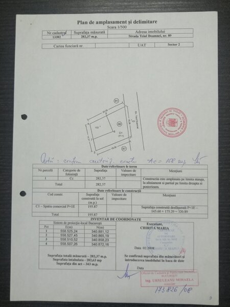 Teiul Doamnei numarul 89, Bucuresti, Sector 2.